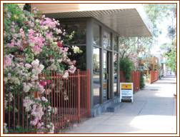 Front Entrance to Alice Springs Desert Rose Inn